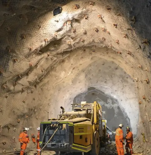 Telas de mineração